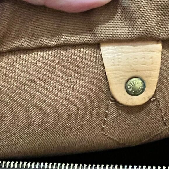 LOUIS VUITTON SPEEDY 35 classic monogram  vintage 91 *AUTHENTIC *Make an offer! - Picture 5 of 14